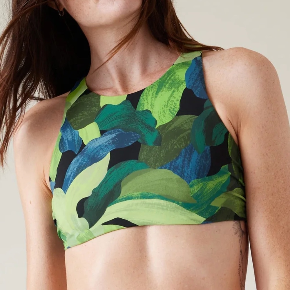 ATHLETA Maldives Bra Cup Bikini Top 34 B/C NWT